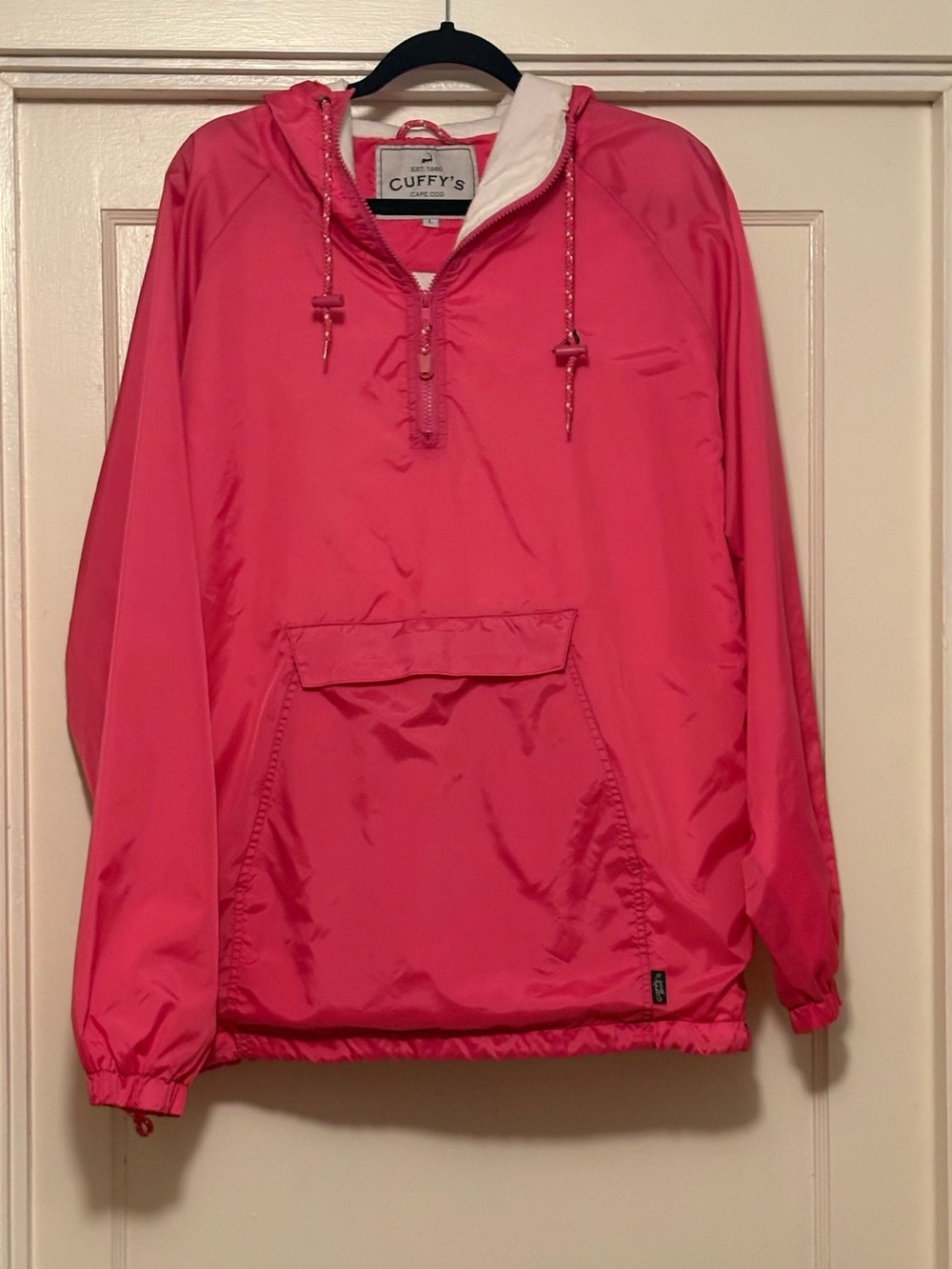 Cuffy's Women's Pink Pullover Windbreaker Jacket